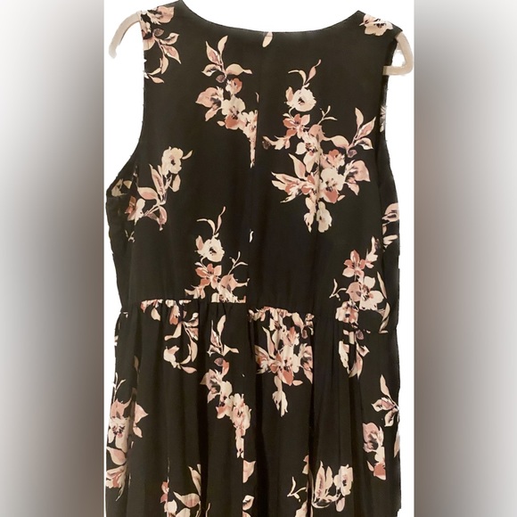 Glamour X Lane Bryant Black Floral Dress Sz 18 - Picture 5 of 5